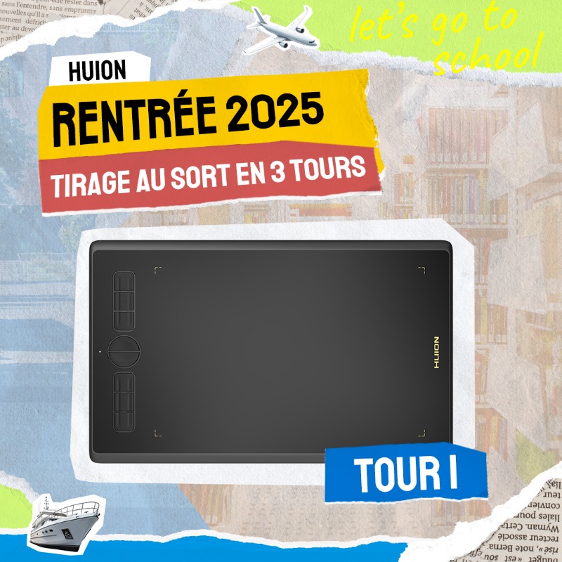 HuionTab's tweet photo. 🎉 Gagnez une tablette graphique !
3 tours, 3 gagnants — votre chance de créer commence maintenant !
Pour participer : Suivre @huiontablette + RT

Un gagnant par tour. 
Tout le monde peut participer plusieurs fois !

Le 1ᵉʳ tour se termine le 18 août.