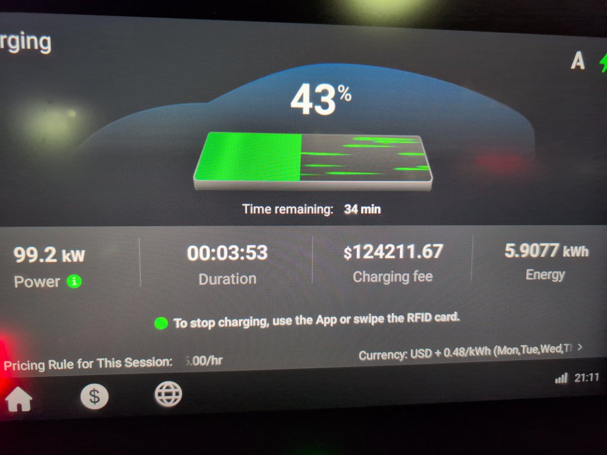 BuffaloEric33's tweet photo. @Drive_Protected Not L2, but glad this was just a display bug. 30 yr mortgage for a charge in Ithaca, NY. https://t.co/BMyJvWUnY3