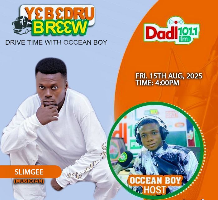 SlimGeeMusic's tweet photo. We are on Dadi 101.1 FM this Friday #Abena Remix 🔥 🔥 https://t.co/jie8XVSkgH