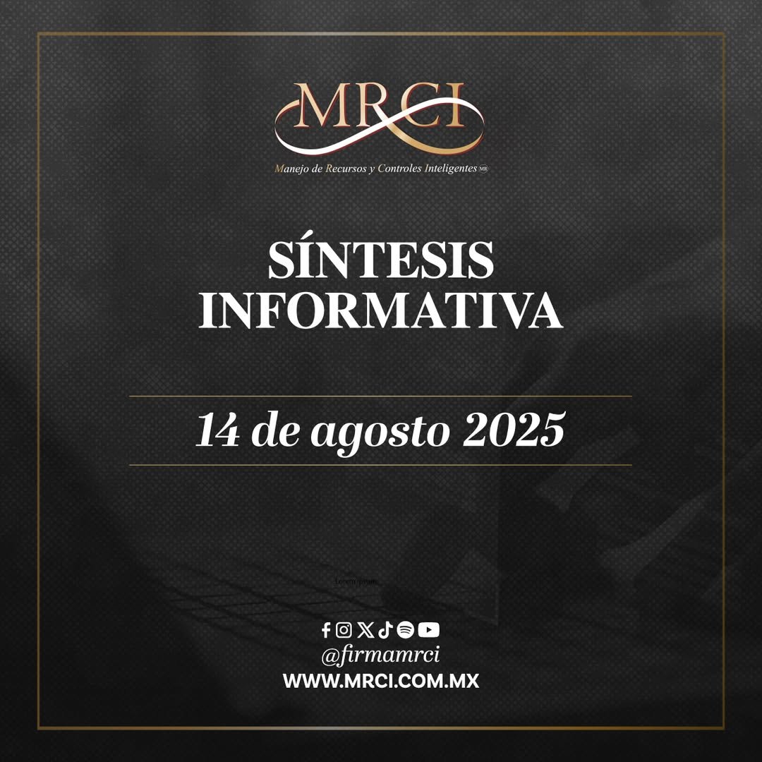 🔴#Entérate de las noticias más relevantes publicadas en los periódicos y revistas de mayor circulación en el país, con la siguiente Síntesis Informativa.

mrci.com.mx/media/redes/20…

#SomosMRCI #MRCI #Infórmate #NoticiasRelevantes #sintesisinformativasemana