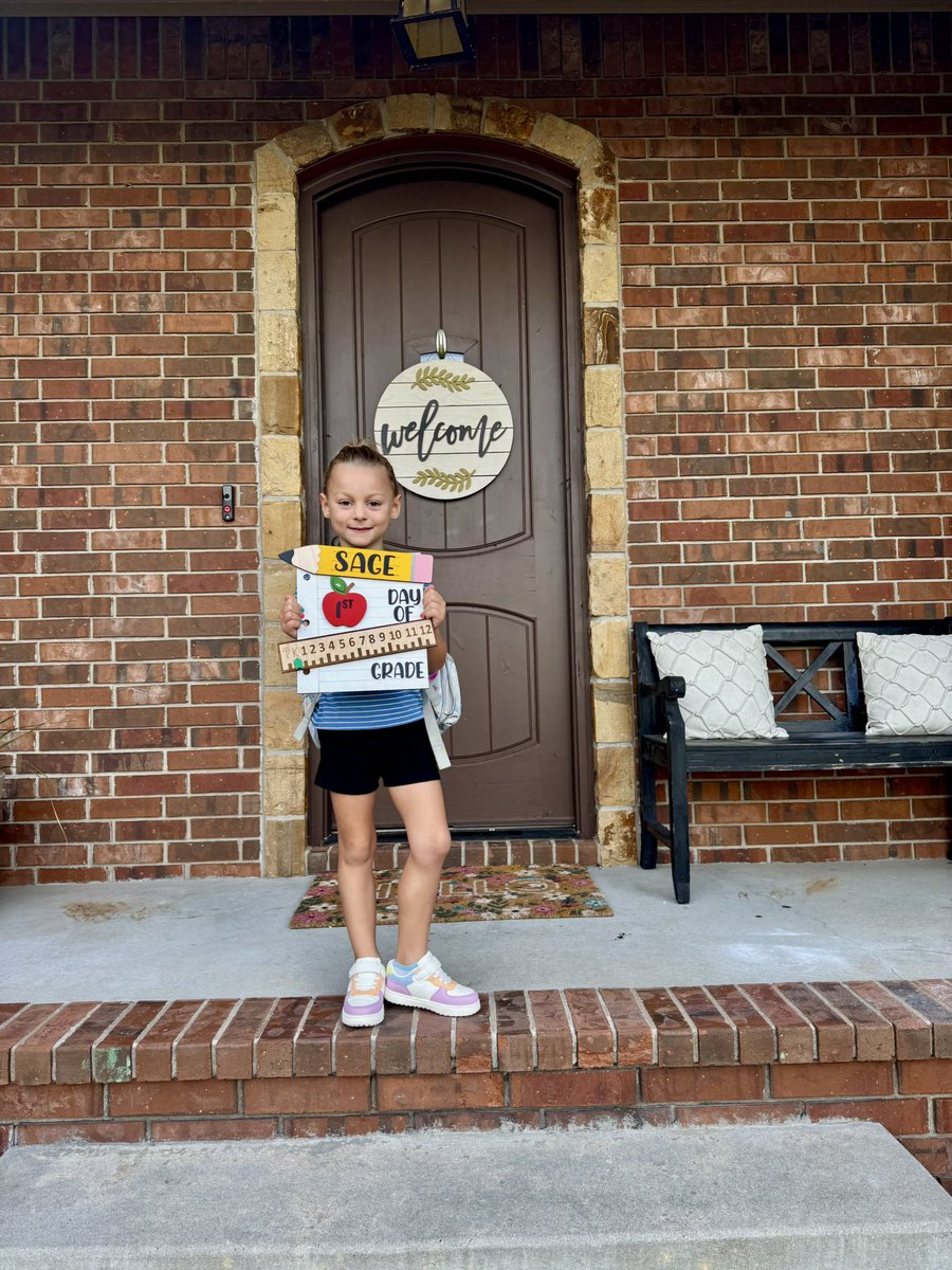 Stella - 1st grade | Sage - K | Dad - 17th year | Year one as Spartans! 🤙 💙 💛