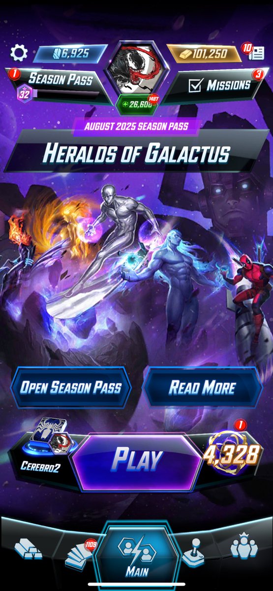 sakasa_Marvel's tweet photo. ♾️#MarvelSnap #マーベルスナップ #マベスナ
『Heralds of Galactus』シーズン
インフィニティランク到達しました!
「Cerebro2」デッキ紹介でございます!
ご声援、皆様有難う御座いました✨
@SnapDecks @MarvelSnapZone @MarvelSnapDecks #Infinityrank https://t.co/kdeKCLBGOz