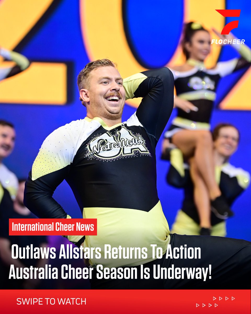 FloCheer's tweet image. The Land Down Under is ready to rumble‼️🇦🇺

Competitions are underway overseas, and Outlaws Allstars got us pumped up for the season with their first showing at Battle Weekend! 🤩 Here’s a little throwback to Notorious at the #CheerWorlds2023 because we can’t wait to see what…