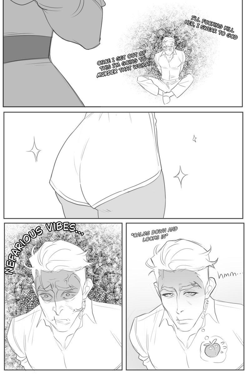Suddenly he's not so angry anymore huh 