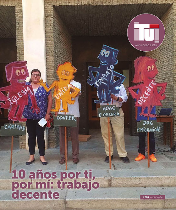 HOAC_es's tweet photo. ORAR EN EL MUNDO OBRERO
JORGE J. HERNÁNDEZ DUARTE
Queremos construir un mundo en el que haya lugar para Cristo- El-obrero en la casa de cada uno de sus moradores; en que cada adelanto no signifique una nueva opresión...
–Rovirosa OC TI, pág. 89
https://t.co/n3yLrMUXkf https://t.co/SfT2aS2ooA