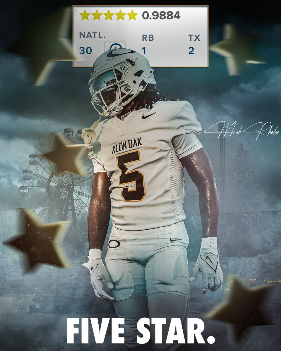 Micah Rhodes (@themicahrhodes) on Twitter photo Blessed but Not Satisfied
5⭐️ RB
#OakEm #thec0de #BlackPanther #FATE #RAREFAMILY <a href="/bobbyrhodesjr/">Bobby The Business</a> <a href="/SWR_RFT/">Shane Williams-Rhodes</a> <a href="/jarrettbailey12/">Jb⁶𓅓</a> <a href="/Coach_BCarp/">T. Brandon Carpenter</a> <a href="/Coach_CJWard/">Coach CJ Ward</a> <a href="/footwork_king1/">Footwork_King</a> <a href="/TheQBTech/">J.P. Tillman</a> <a href="/RareHouston7s/">Rare Houston</a> <a href="/RareSportsMedia/">Rare Sports Media</a> Blessed but Not Satisfied
5⭐️ RB
#OakEm #thec0de #BlackPanther #FATE #RAREFAMILY <a href="/bobbyrhodesjr/">Bobby The Business</a> <a href="/SWR_RFT/">Shane Williams-Rhodes</a> <a href="/jarrettbailey12/">Jb⁶𓅓</a> <a href="/Coach_BCarp/">T. Brandon Carpenter</a> <a href="/Coach_CJWard/">Coach CJ Ward</a> <a href="/footwork_king1/">Footwork_King</a> <a href="/TheQBTech/">J.P. Tillman</a> <a href="/RareHouston7s/">Rare Houston</a> <a href="/RareSportsMedia/">Rare Sports Media</a>