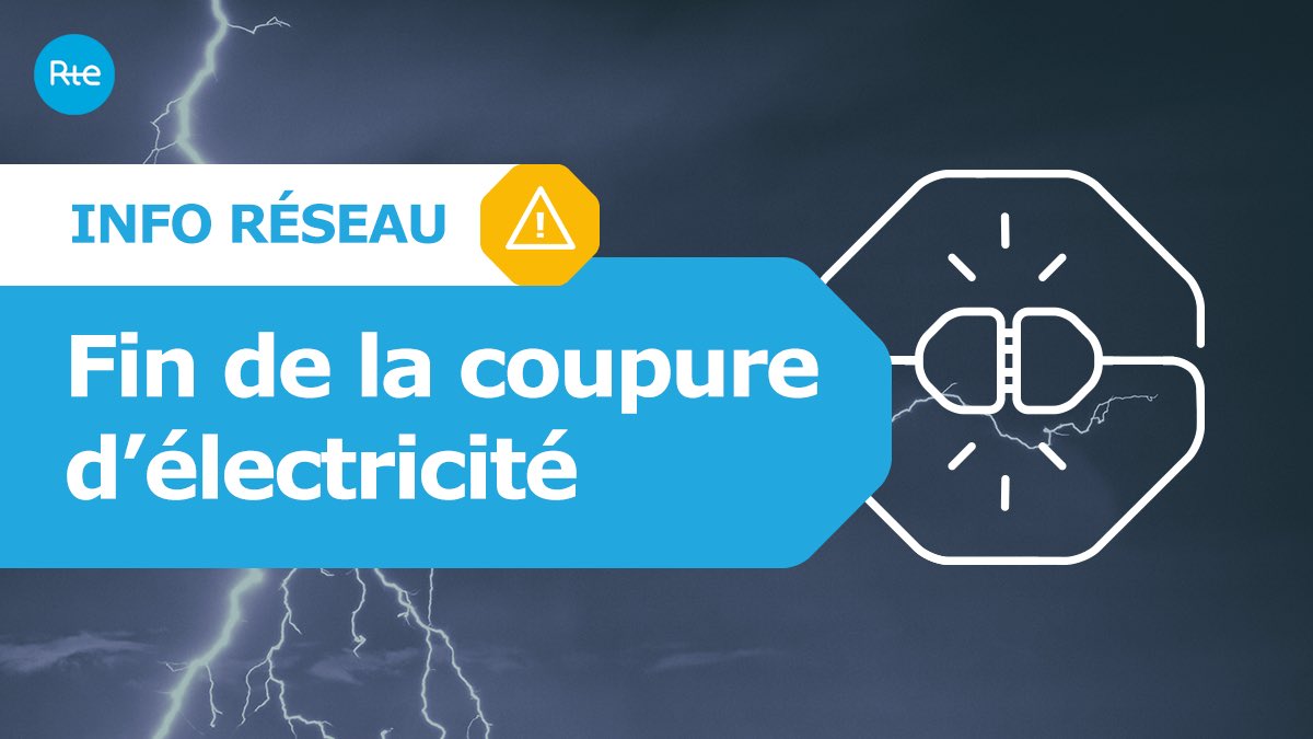 RTE_med's tweet photo. #Fin de la coupure dans la zone de @NimesMetropole. L’alimentation électrique a été rétablie pour l’ensemble des foyers coupés. https://t.co/IaIaKoJZCP