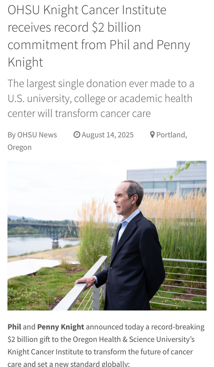 drymtn's tweet photo. Stopped at the top of my hike up Mt. Hood from @timberlinelodge to brew a cup of coffee. Took out my📱to check my pace and it 💥🤯 I think something BIG happened @OHSUKnight @OHSUNews today! #givecancerhell. That’s my one post for the year. https://t.co/C6Y48oQcX0