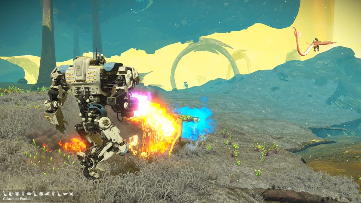 SoyViejhipster's tweet photo. Cuando llegas a un planeta y cae tu guardaespaldas (minotauro) del cielo y te sigue a todos lados para protegerte, me recuerda mucho al Titán fall.
Usted que creen ?
#nms #squidship #navecalamr #viejhipster #xboxseriesx #videojuegos
Twitch: https://t.co/XY9rOUidVk https://t.co/iTpcf6HhBz