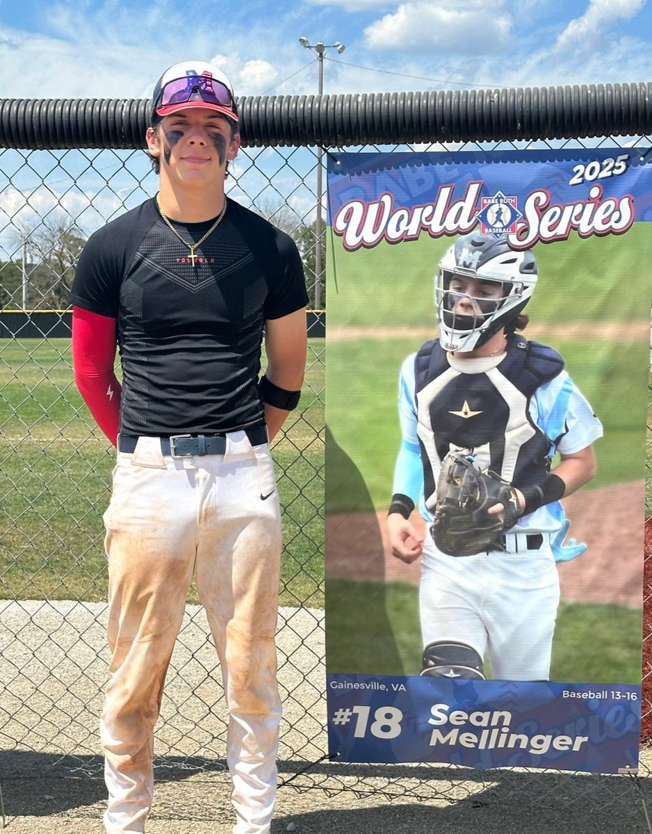 Mell_EM's tweet photo. A tough 0-2 loss to Team Mexico to end this year's World Series Run.  Great experience for @GMBLBaseball to rep the USA in RWB Uni's.  Congrats to all of our stellar players and coaches.  @sean_mellinger received the "Player of the Game" for today's finale.  Well Done Boys!  @CatchersU @G_villeBaseball @BabeRuthLeague