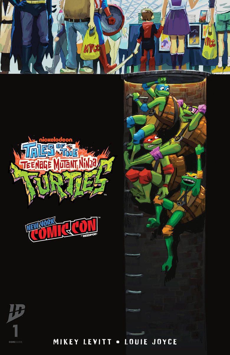 This NYCC exclusive variant cover for the first issue of the new Tales of the TMNT comic is SO GOOD