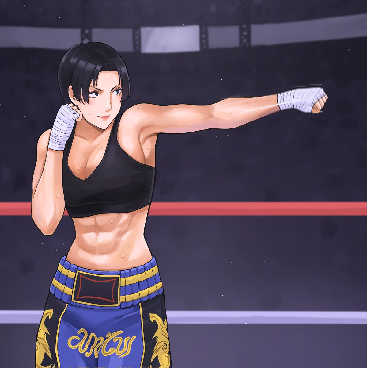 "Dira training herself"

Dira my oc
Art by <a href="/lightsosis/">Sosis</a>