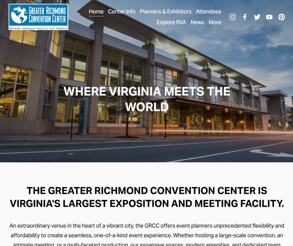 RichmondCenter's tweet photo. 🚀 Same name, better site — coming soon! Our website is currently down because we’re in the middle of a big transition. A fresh new look and all the info you need about events at GRCC are on the way. Keep an eye out — the new site will be here before you know it! https://t.co/jTfmrbgliz