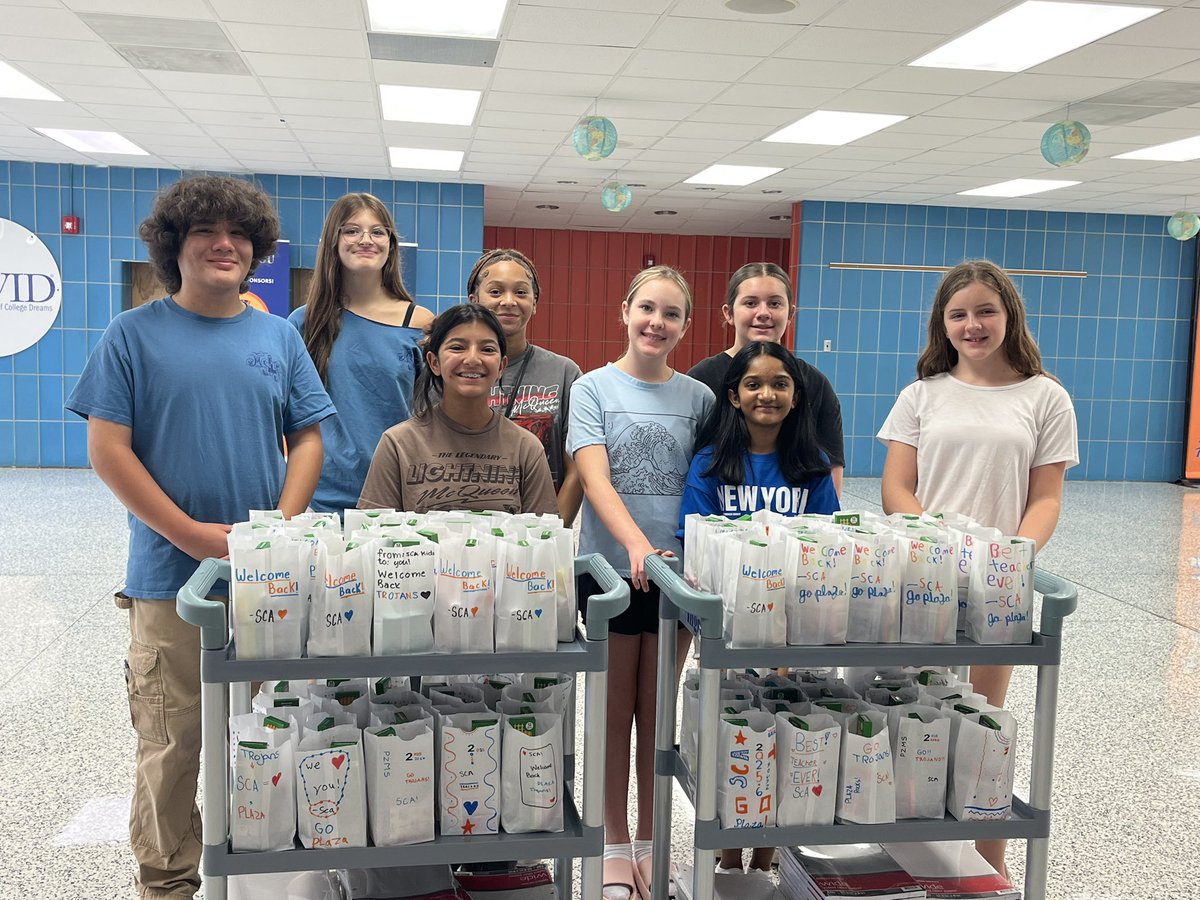Mrs. Ellie Ingram (@mrsingramteach) on Twitter photo Our amazing SCA Exec Board spent some precious summer time today assembling Welcome Back Bags for our instructional staff! Our student leaders are the best💙🧡 <a href="/plazamiddle/">Plaza Middle</a> Our amazing SCA Exec Board spent some precious summer time today assembling Welcome Back Bags for our instructional staff! Our student leaders are the best💙🧡 <a href="/plazamiddle/">Plaza Middle</a>