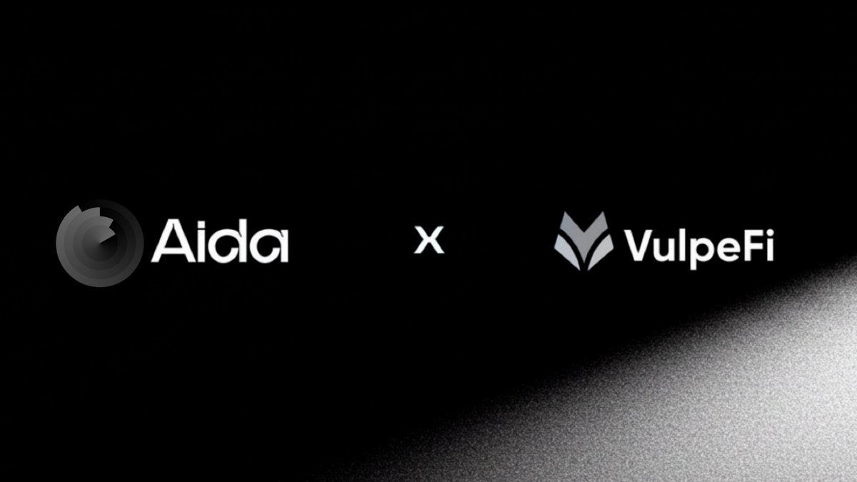 ⚫️ PARTNERSHIP ANNOUNCEMENT ⚫️

Aida × <a href="/vulpefi/">VulpeFI</a> 🦊

<a href="/aidappcom/">AIDA</a> is teaming up with a DeFi innovator that’s rewriting the rules of the game.

Vulpefi isn’t just another swap platform  it’s an AI-powered, cross-chain aggregator that thinks smarter so you can trade better. 

⚫️ What