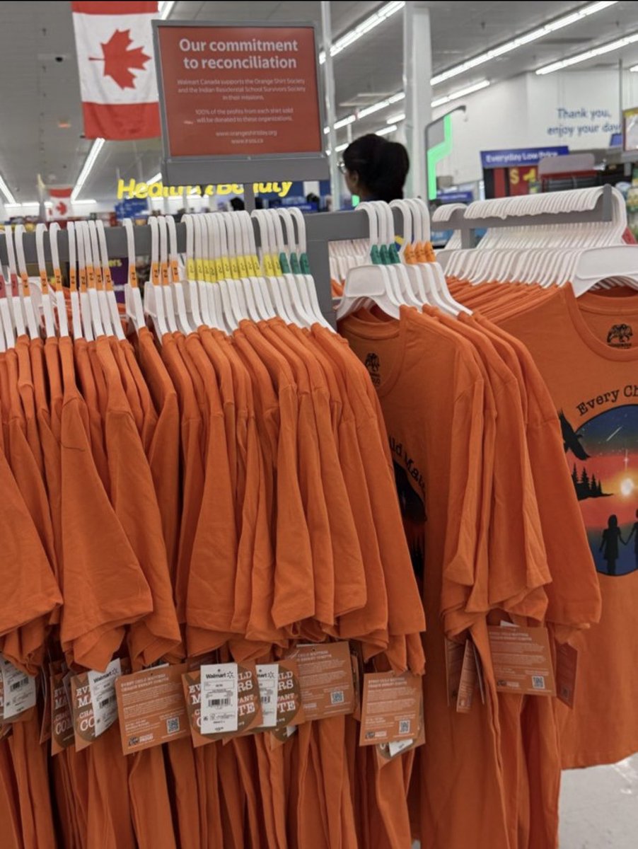 Walmart is getting ready for Truth &amp; Reconciliation Day (Sept 30) — which now recognizes that residential-school kids did come home and weren’t ever missing.