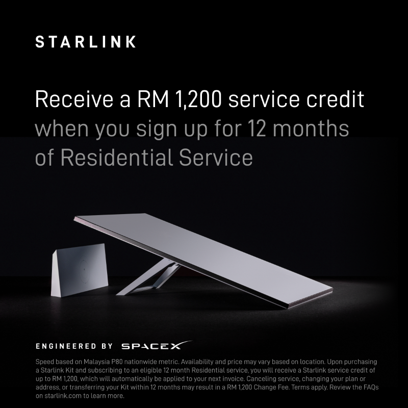 Starlink's tweet photo. The Standard Kit comes with everything you need to connect to high-speed internet in minutes

Speeds up to 330+ Mbps