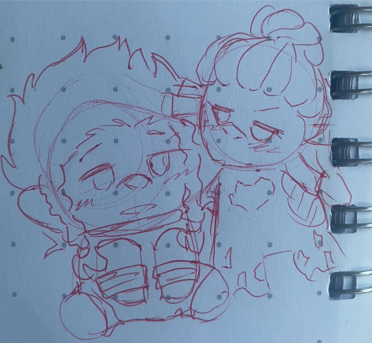 A Claylex doodle for Vi <a href="/BrryPiiix/">🎃 Vi / Brry 🥧</a> (sorry for ur Apple Pencil)