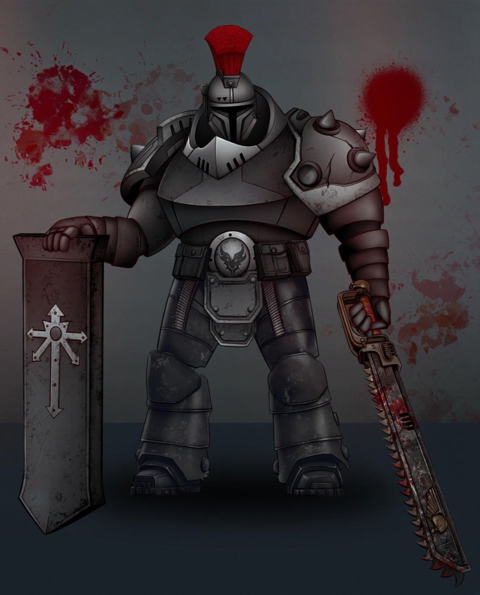 lucy_gray656's tweet photo. From the blood soaked battlefields of Warhammer 40,000, he rises.
A warrior of faith and fury, shield in hand, chainsword roaring.
No mercy. No retreat. Only war. ⚔️🩸
#warhammer #warhammer40k #astartes #chainsword #spacemarine #warhammerart #imperiumofman https://t.co/8Y6vZhGLac
