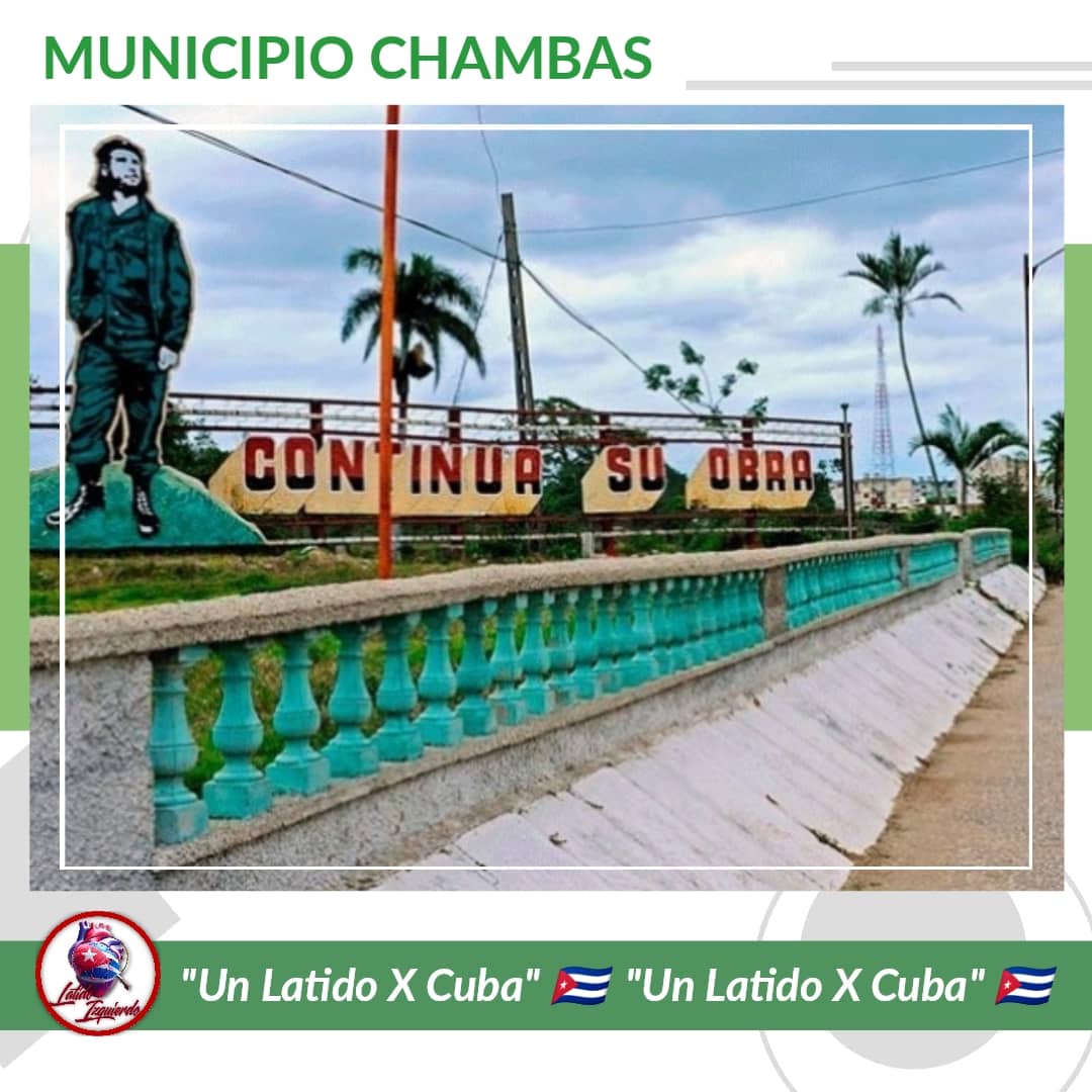 Arnaldo M Laborde Williams🇨🇺🇦🇷🇪🇭🇻🇪🇪🇸🇲🇽 (@labordearnaldo) on Twitter photo <a href="/Latido_Izquierd/">Latido Izquierdo</a> <a href="/IzquierdaUnid15/">Izquierda Latina 💪</a> <a href="/DefendiendoCuba/">Defendiendo Cuba</a> <a href="/H_Cubana/">𝗔𝗺𝗶𝘀𝘁𝗮𝗱 𝗛𝗶𝘀𝗽𝗮𝗻𝗼𝗰𝘂𝗯𝗮𝗻𝗮</a> <a href="/ElTroba/">Camarada Nacho</a> <a href="/Fabiopf08Fabio/">fabio paiva fagundes</a> <a href="/Atego16/">@🅰🆃🅴🅶🅾 🇳🇮</a> <a href="/beatriz77748/">Beatriz Rojas ❤🌹</a> <a href="/kitty_894/">๑۩۞۩๑(🌹ヨハンナ🌹)๑۩۞۩๑</a> <a href="/David_qva/">DAViD.cu</a> <a href="/ElCuerv0Nica/">EL CUERVO 🇳🇮</a> En Chambas, la historia cobra vida. Desde asentamientos aborígenes como Nauyú y Los Buchillones hasta su pujante economía con la fábrica de yeso y el cultivo de tabaco.
"Un Latido X Cuba"
#LatidoIzquierdo🤝 <a href="/Latido_Izquierd/">Latido Izquierdo</a> <a href="/IzquierdaUnid15/">Izquierda Latina 💪</a> <a href="/DefendiendoCuba/">Defendiendo Cuba</a> <a href="/H_Cubana/">𝗔𝗺𝗶𝘀𝘁𝗮𝗱 𝗛𝗶𝘀𝗽𝗮𝗻𝗼𝗰𝘂𝗯𝗮𝗻𝗮</a> <a href="/ElTroba/">Camarada Nacho</a> <a href="/Fabiopf08Fabio/">fabio paiva fagundes</a> <a href="/Atego16/">@🅰🆃🅴🅶🅾 🇳🇮</a> <a href="/beatriz77748/">Beatriz Rojas ❤🌹</a> <a href="/kitty_894/">๑۩۞۩๑(🌹ヨハンナ🌹)๑۩۞۩๑</a> <a href="/David_qva/">DAViD.cu</a> <a href="/ElCuerv0Nica/">EL CUERVO 🇳🇮</a> En Chambas, la historia cobra vida. Desde asentamientos aborígenes como Nauyú y Los Buchillones hasta su pujante economía con la fábrica de yeso y el cultivo de tabaco.
"Un Latido X Cuba"
#LatidoIzquierdo🤝