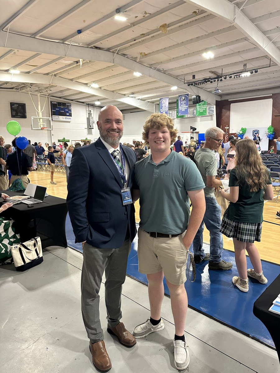 PreacherJames3's tweet photo. Ready to start another year at Conway Christian with our student body president Cooper Collins. https://t.co/loQnJROYzU