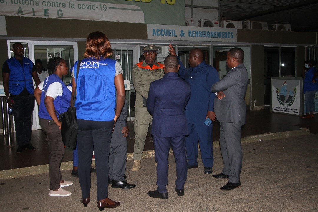 ANPCTogo's tweet image. Dans la nuit du 13 au 14 août 2025, L’ANPC a participer à l’accueil de 148 migrants togolais revenus volontairement de *Mauritanie**e par vol charter ont été accueillis par l’OIM Togo en collaboration avec les autres acteurs de la PNRRC

@OIMTogo