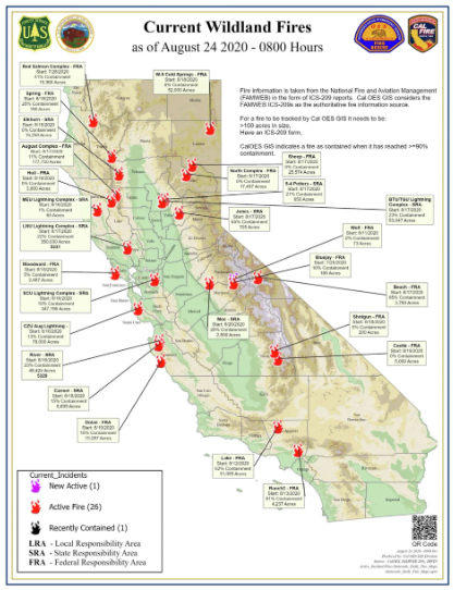 CAL_FIRE's tweet image. Five years ago today, California experienced the start of one of the most devastating fire sieges in state history.

On August 15, 2020, a rare dry lightning storm sparked hundreds of wildfires across California—several of which would go on to become some of the largest, most…
