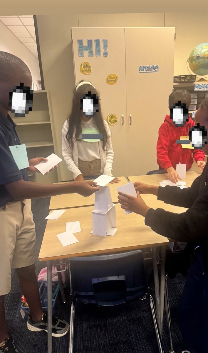 One of my favorite team building STEM activities. They were surprised  at their own abilities. <a href="/MillerMavsAISD/">Miller Intermediate PVAA</a> <a href="/AliefScience/">Alief Science</a>