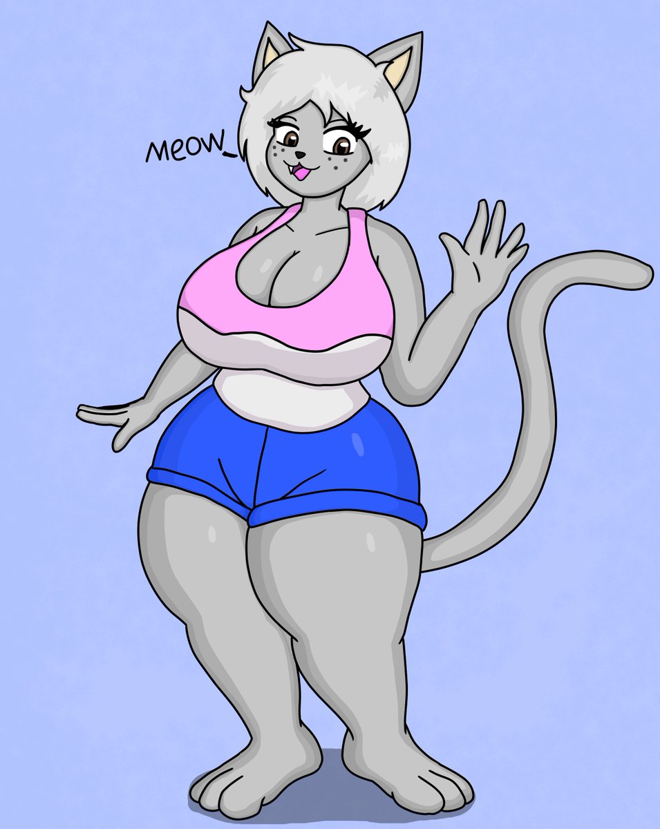 This gal right here is Lisa Catnip of deviantart.com/therealdj-robb…. I wanted to take a shot at drawing her.