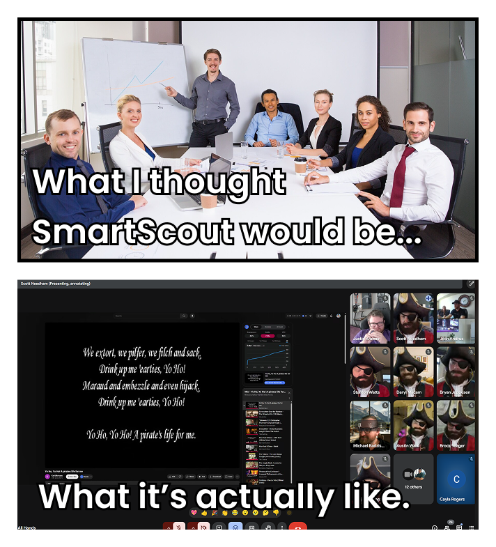 SmartScout has grown 50% in the last 12 months. 

Something is clicking as we have half of the top 10 Amazon sellers. 

What's surprising is the way we have done it. We are far from a polished machine. 

We tried cool ideas like "Traction" and organizing around "KPIs". Not a fit.