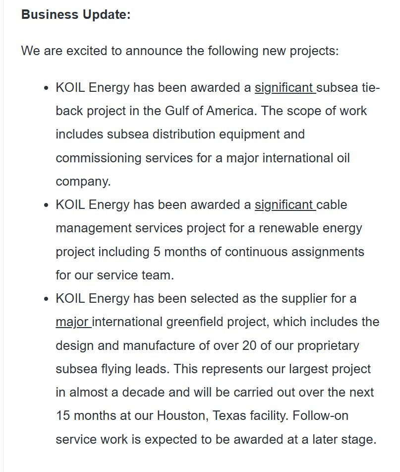 StuphWith's tweet image. $KLNG Koil Enrgy 

earnings today announced 3 new major contracts , great news for a depreciated stock