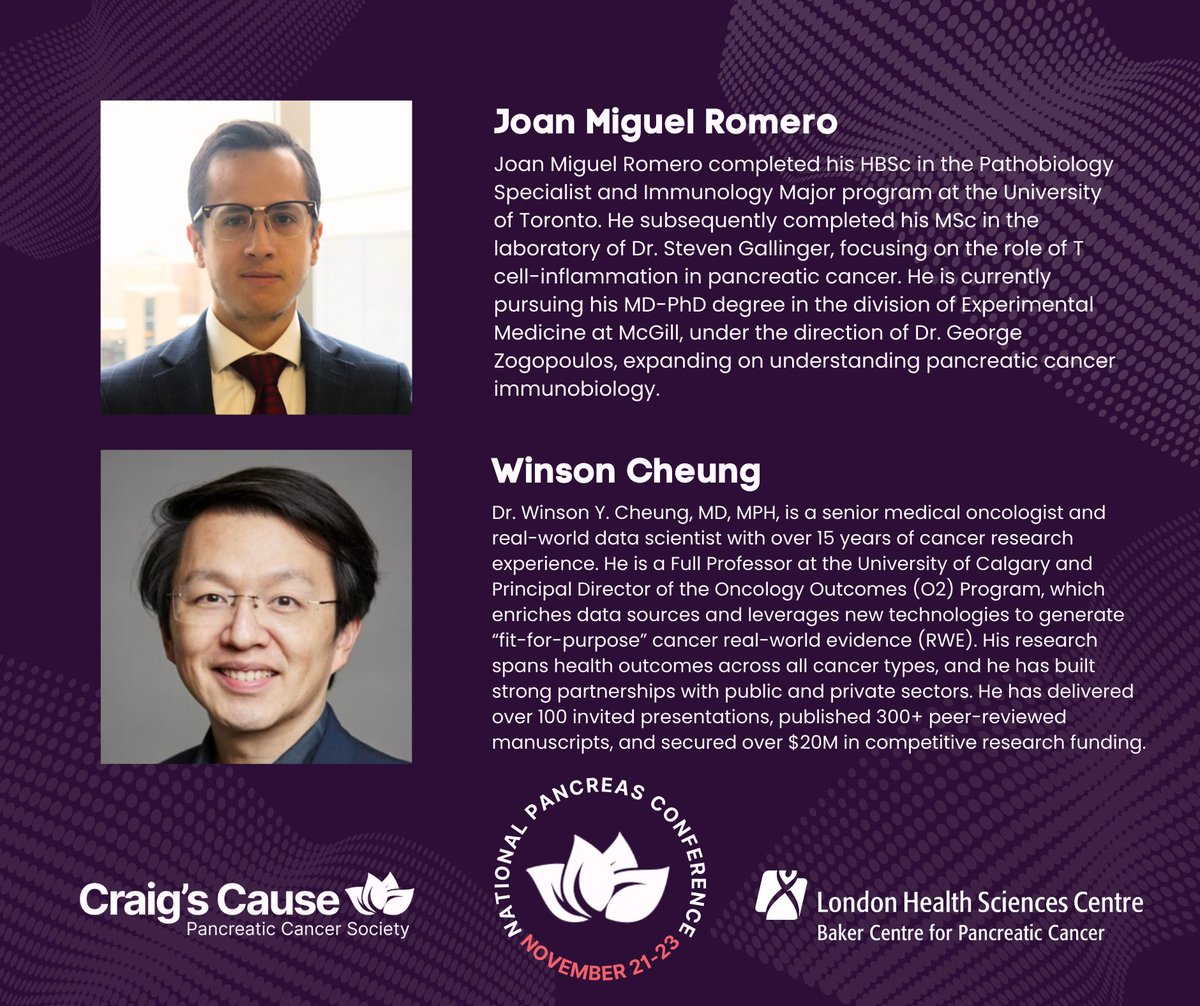 Craig's Cause Pancreatic Cancer Society (@craigscausecan) on Twitter photo 🌟 Excitement is building for the 2025 National Pancreas Conference!
<a href="/JoanM_Romero/">Joan Miguel Romero</a> <a href="/McGillGCI/">Rosalind & Morris Goodman Cancer Institute</a> @RIMUHC1@winsoncheung <a href="/OncOutcomes/">Oncology Outcomes (O2)</a> <a href="/CancerHSR/">ACORN</a>
#PancreaticCancer #CancerResearch #ScientificLeadership #CraigsCause #NPC2025 #MedicalInnovation #CancerAwareness 🌟 Excitement is building for the 2025 National Pancreas Conference!
<a href="/JoanM_Romero/">Joan Miguel Romero</a> <a href="/McGillGCI/">Rosalind & Morris Goodman Cancer Institute</a> @RIMUHC1@winsoncheung <a href="/OncOutcomes/">Oncology Outcomes (O2)</a> <a href="/CancerHSR/">ACORN</a>
#PancreaticCancer #CancerResearch #ScientificLeadership #CraigsCause #NPC2025 #MedicalInnovation #CancerAwareness