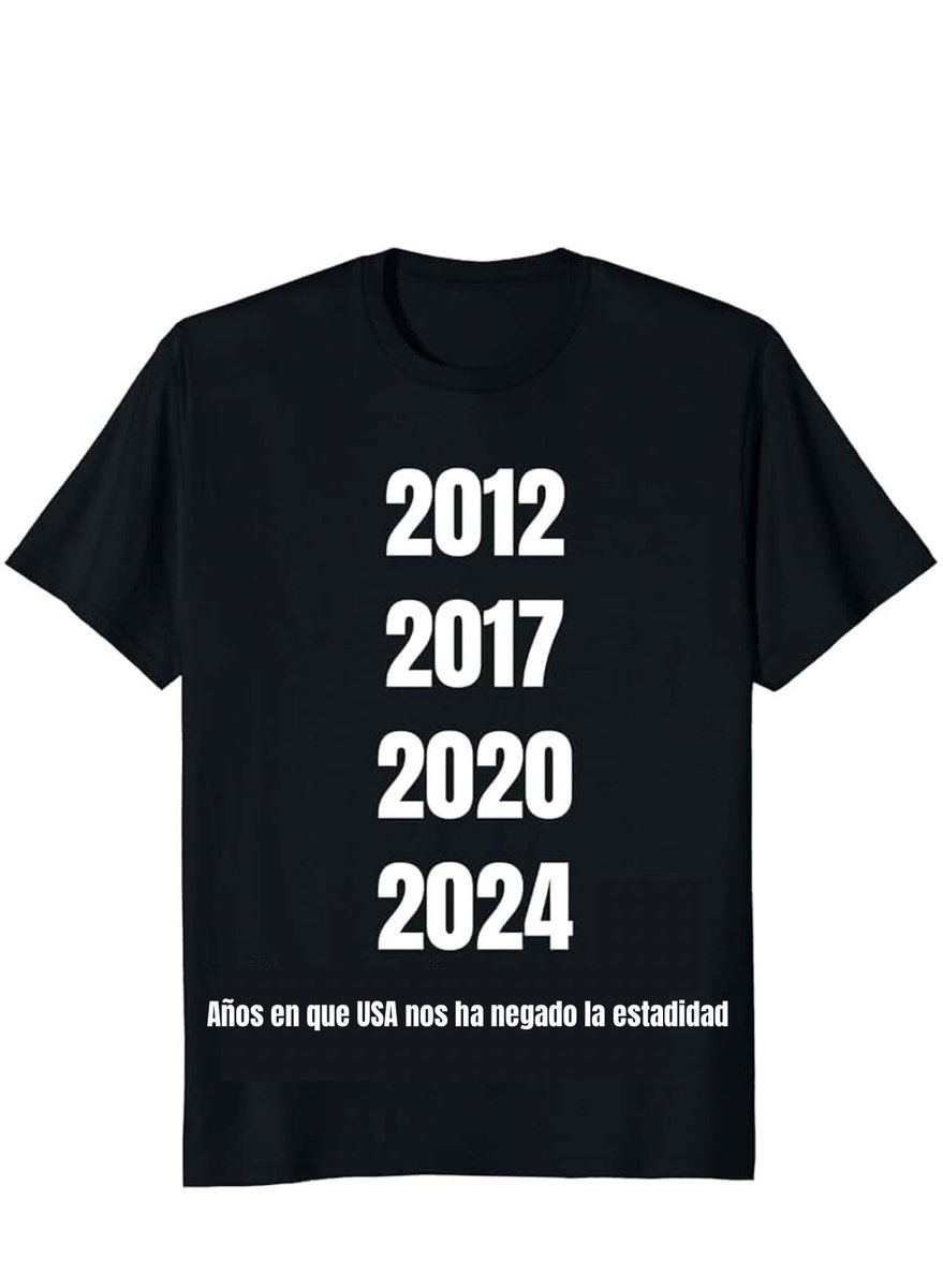 EliPocrita's tweet photo. Que lindo modela @DavilaPernas la camisa que conmemora los años en qué USA ha ignorado a los estadistas! https://t.co/6wtHyo8CiY