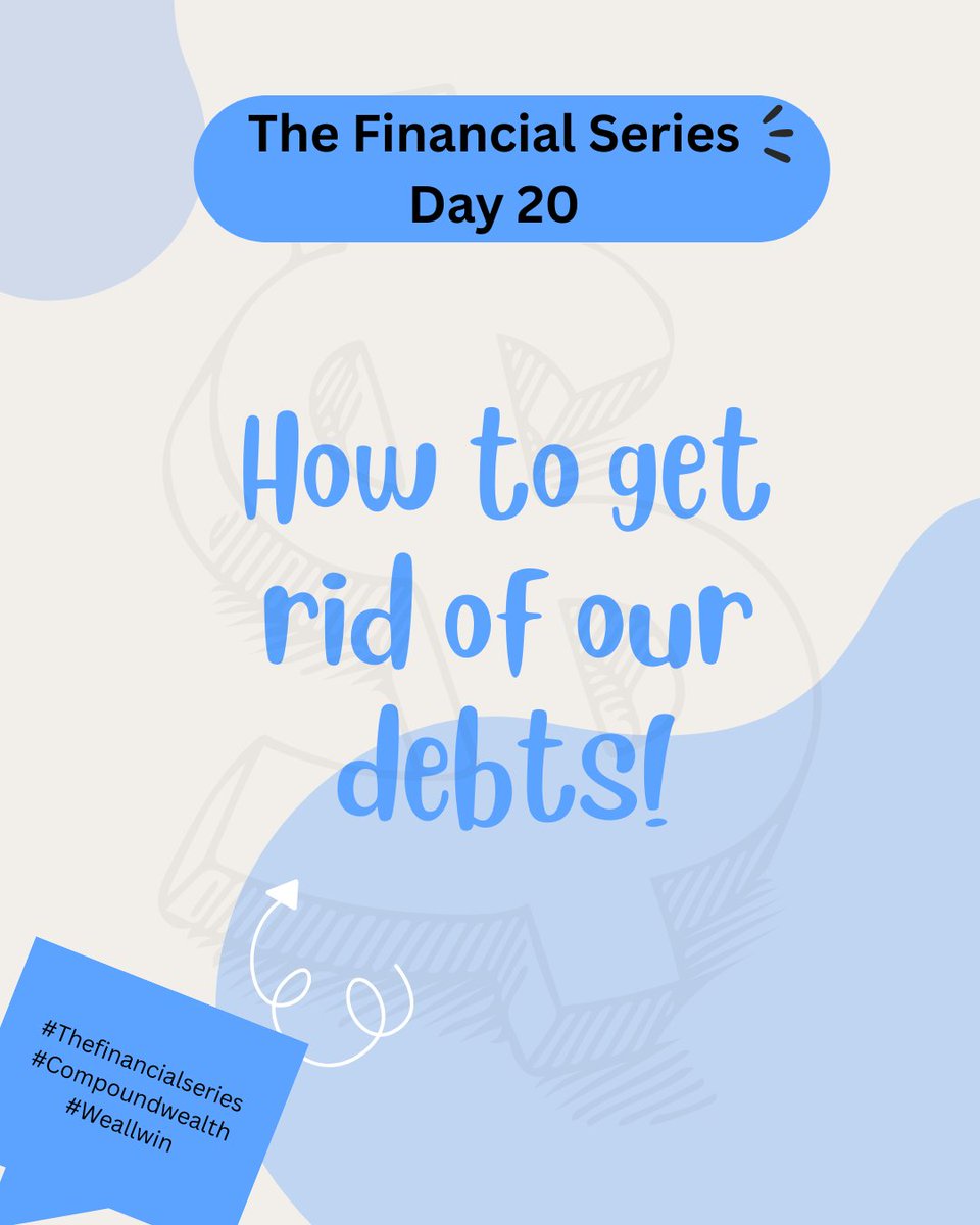 morhu_nancy's tweet photo. "Debt is a trap that looks like a gift — the sooner you escape, the richer you truly become."
Hello lovely people, it's day 20 of the ultimate financial series and today we are getting rid of our debts. Let's dig in!
#Thefinancialseries #Compoundwealth #Weallwin https://t.co/gfufM7lzlp