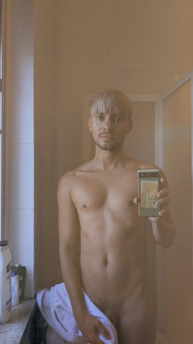Shower time. (?)