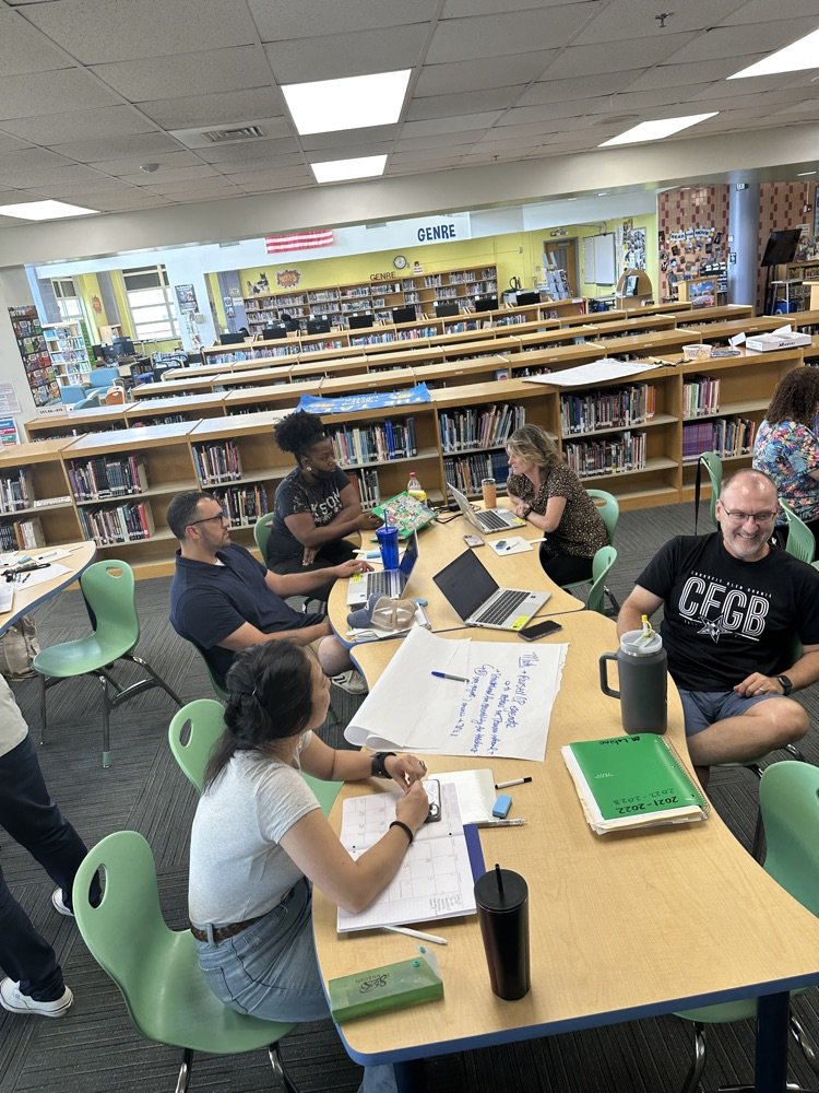 BPMS instructional leaders got back to work today and are making plans for a great school year!