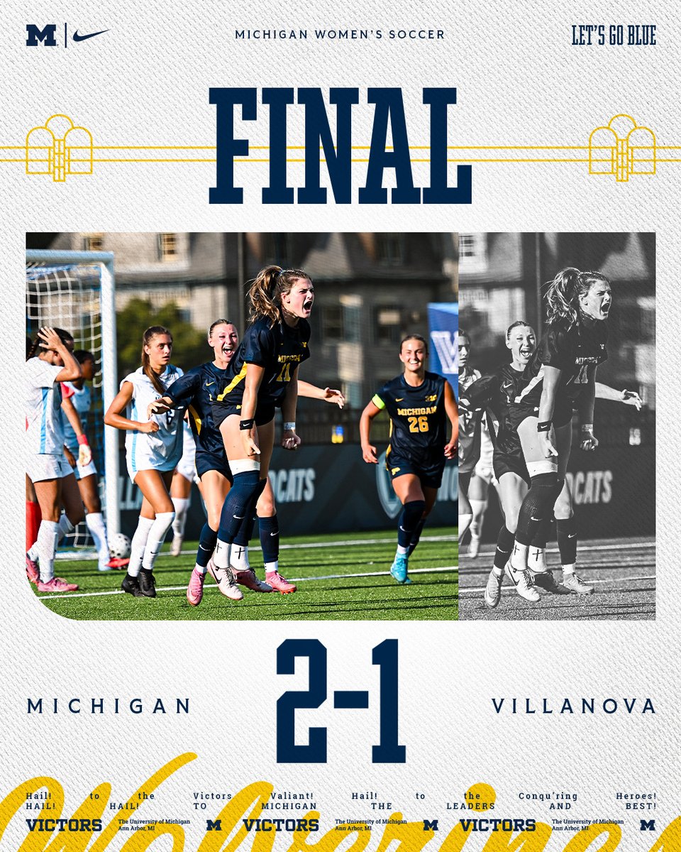umichwsoccer's tweet photo. Clawed our way to 1-0 🔥

#GoBlue〽️ https://t.co/zpetqrucJR