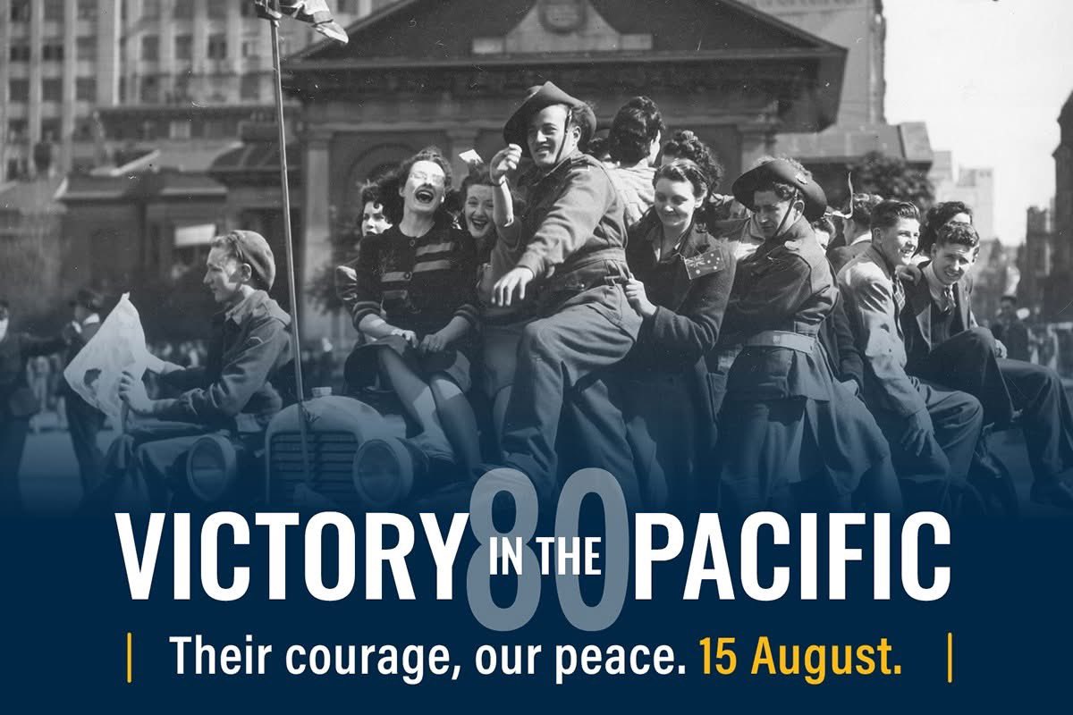 Today we mark 80 years since Victory in the Pacific, the end of WWII. We honour the courage, service and sacrifice of all who served, and remember their enduring legacy. Lest We Forget. 

#VP80 #LestWeForget