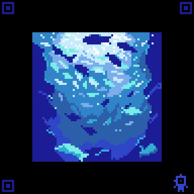 魚の群
#pixelart  #ドット絵