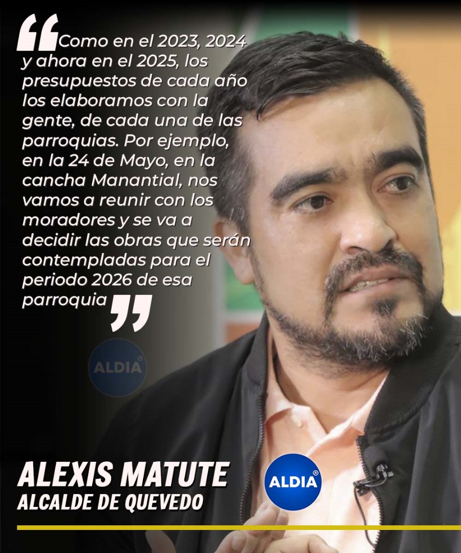 ALDIA NOTICIAS (@aldiacomec) on Twitter photo Alcalde Matute anunció reuniones con habitantes de cada parroquia para decidir qué obras incluir en el presupuesto de 2026. #NoticiasALDIA
<a href="/AlexisMatuteEC/">Alexis Matute 🇪🇨</a> Alcalde Matute anunció reuniones con habitantes de cada parroquia para decidir qué obras incluir en el presupuesto de 2026. #NoticiasALDIA
<a href="/AlexisMatuteEC/">Alexis Matute 🇪🇨</a>