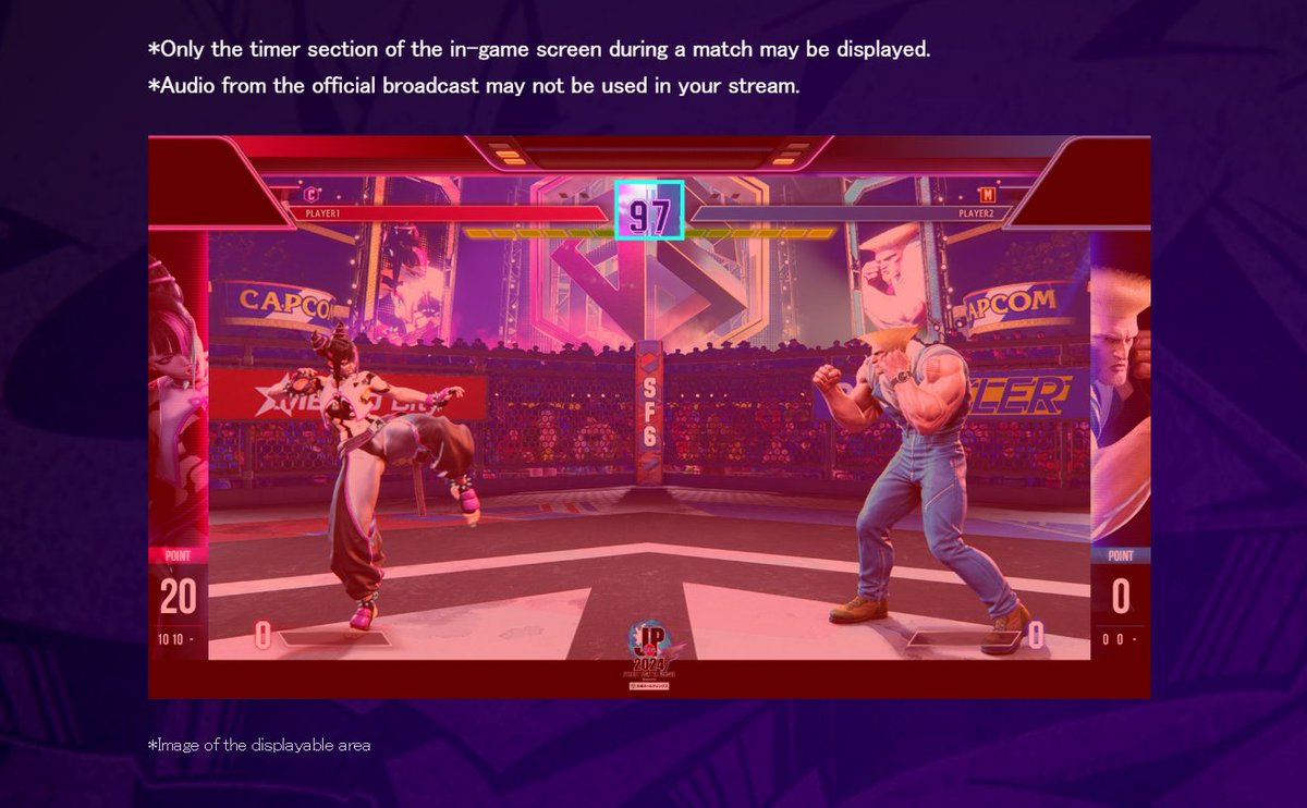 i am so happy about this image. oh it's so great. " *Image of the displayable area" it's genius man. idk if there's ever been a funnier real, not shitpost, once again actually legit real thing ever posted by a major rights holder in the fgc