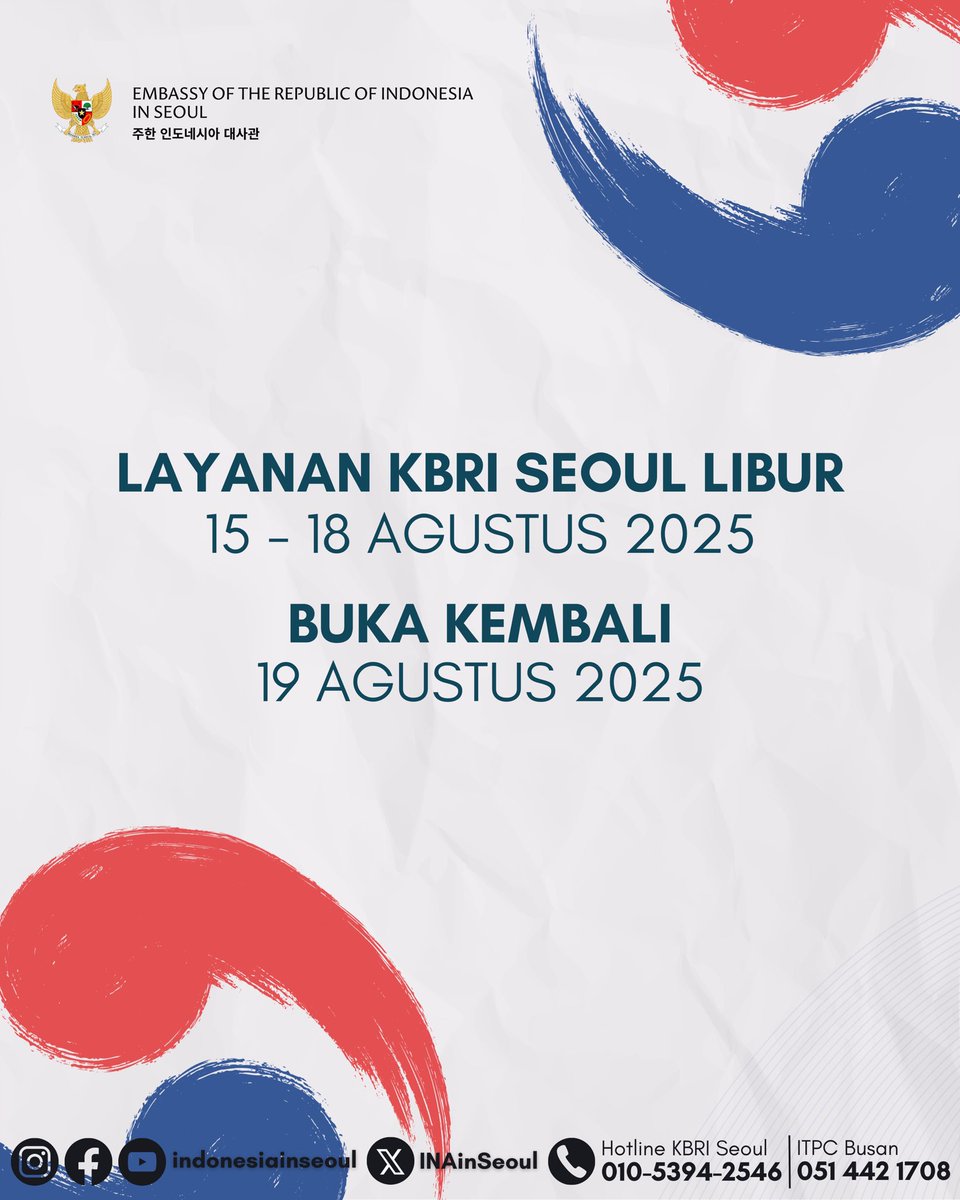 Indonesia in Seoul - KBRI Seoul (@inainseoul) on Twitter photo 