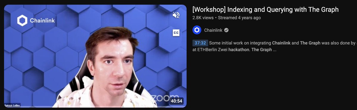I'm not anywhere near that point but remembering rindexer (I keep calling it "rin dexer") from the Cyfrin Full Stack course made me think about the <a href="/graphprotocol/">The Graph</a>. Look who I found on YouTube in regards to a video about it!