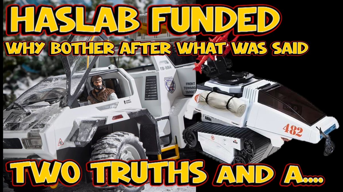 Was did you hear vs what i heard...
youtu.be/qrgvcngzd2U

#gijoe #Hasbro
