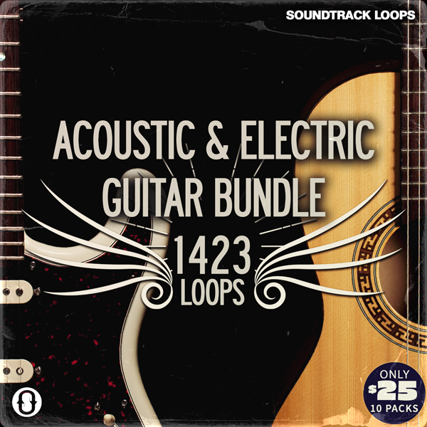 🎸2.3+ GB of Acoustic &amp; Electric Guitar Loops - $25 - Grab these guitar essentials that span multiple genres of:  Rock, Pop, Metal, Funk, &amp; more! mailchi.mp/db961c63df63/a…