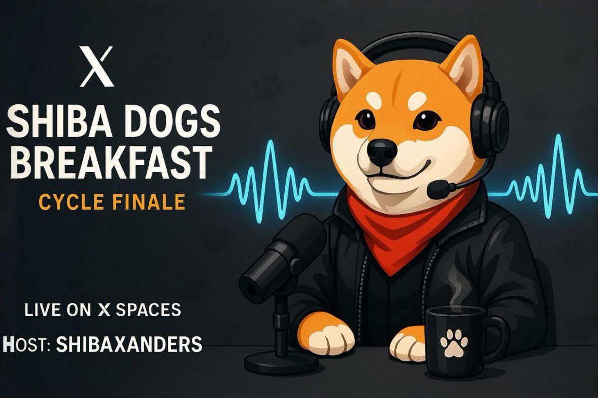 Xandersπ»πͺ (@shibaxanders) on Twitter photo LAST SHIBA DOGS BREAKFAST OF THE CICLE
HOST ME: XANDERS
Special Co-Host and lead of the talk <a href="/Poppastonks/">Poppa Stonks π¦π¦</a>
Guests:
<a href="/XiaoBai_CTO_eth/">XiaoBai | Fan Page</a>
<a href="/HanaOnEth/">Hana on Eth</a>
<a href="/MITSUKI_CTO/">MITSUKI</a>
<a href="/Biggie_on_ETH/">BIGGIE</a>
Set reminder: x.com/i/spaces/1BdxY⦠LAST SHIBA DOGS BREAKFAST OF THE CICLE
HOST ME: XANDERS
Special Co-Host and lead of the talk <a href="/Poppastonks/">Poppa Stonks π¦π¦</a>
Guests:
<a href="/XiaoBai_CTO_eth/">XiaoBai | Fan Page</a>
<a href="/HanaOnEth/">Hana on Eth</a>
<a href="/MITSUKI_CTO/">MITSUKI</a>
<a href="/Biggie_on_ETH/">BIGGIE</a>
Set reminder: x.com/i/spaces/1BdxYβ¦
