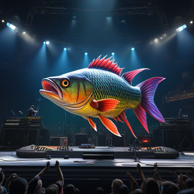 Fish rocks on live!

#aiarts