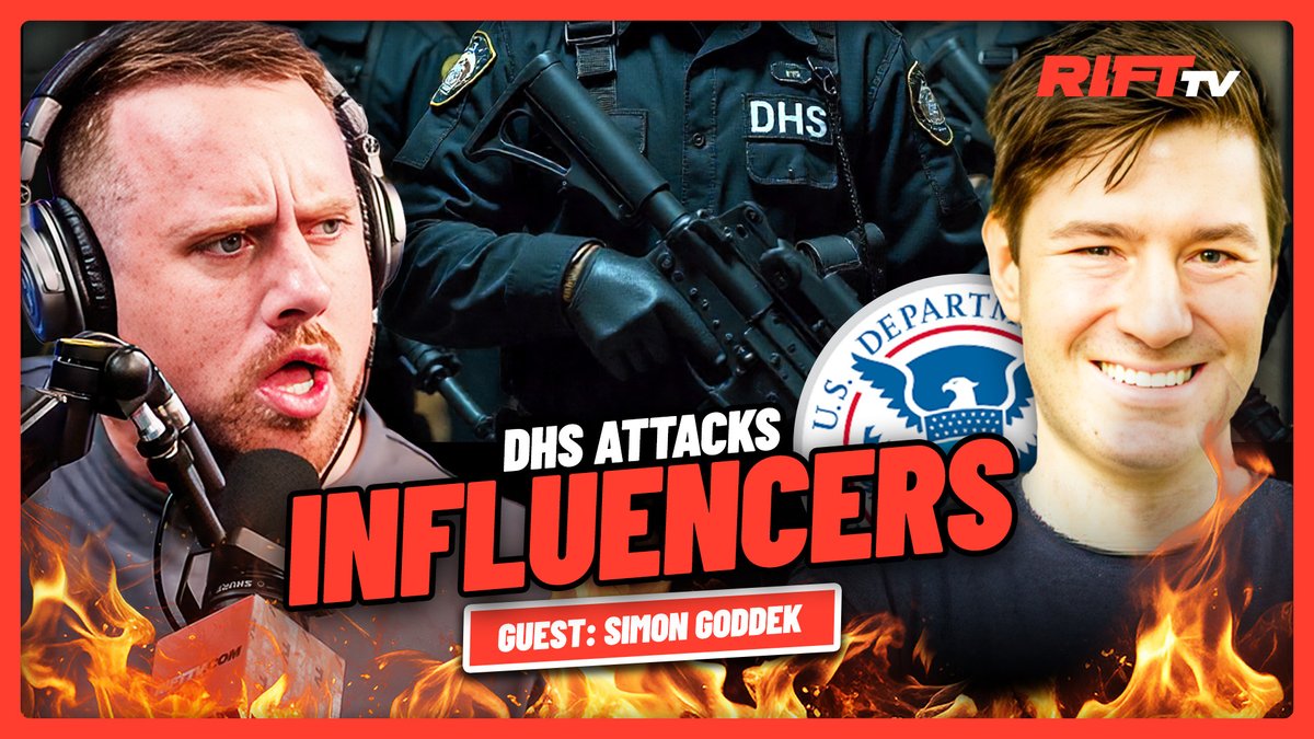 We'll be talking about <a href="/goddeketal/">Dr. Simon Goddek</a>'s experience with DHS tonight along with other popular online influencers 

Is the right wing starting to get targeted by the government?

LIVE AT 7PM EST

👇 LINKS BELOW 👇