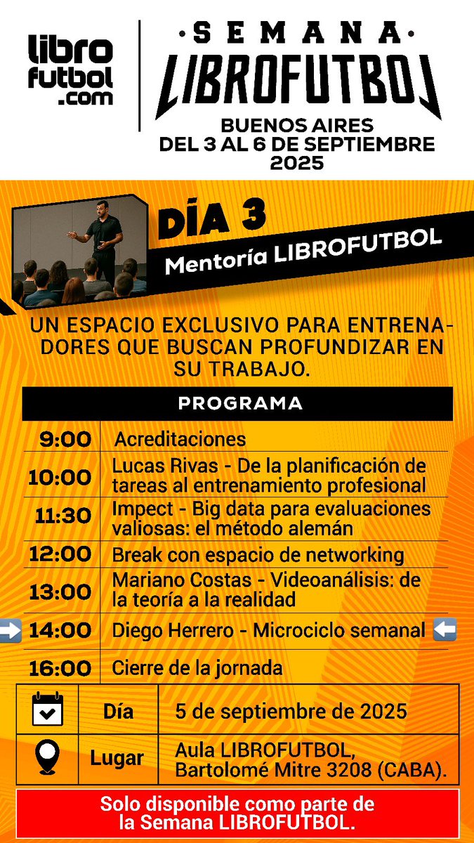 Gracias por la convocatoria <a href="/LIBRO_FUTBOL/">LIBROFUTBOL.com</a> 
Una experiencia más
#semanalibrofutbol #capacitacion #futbol