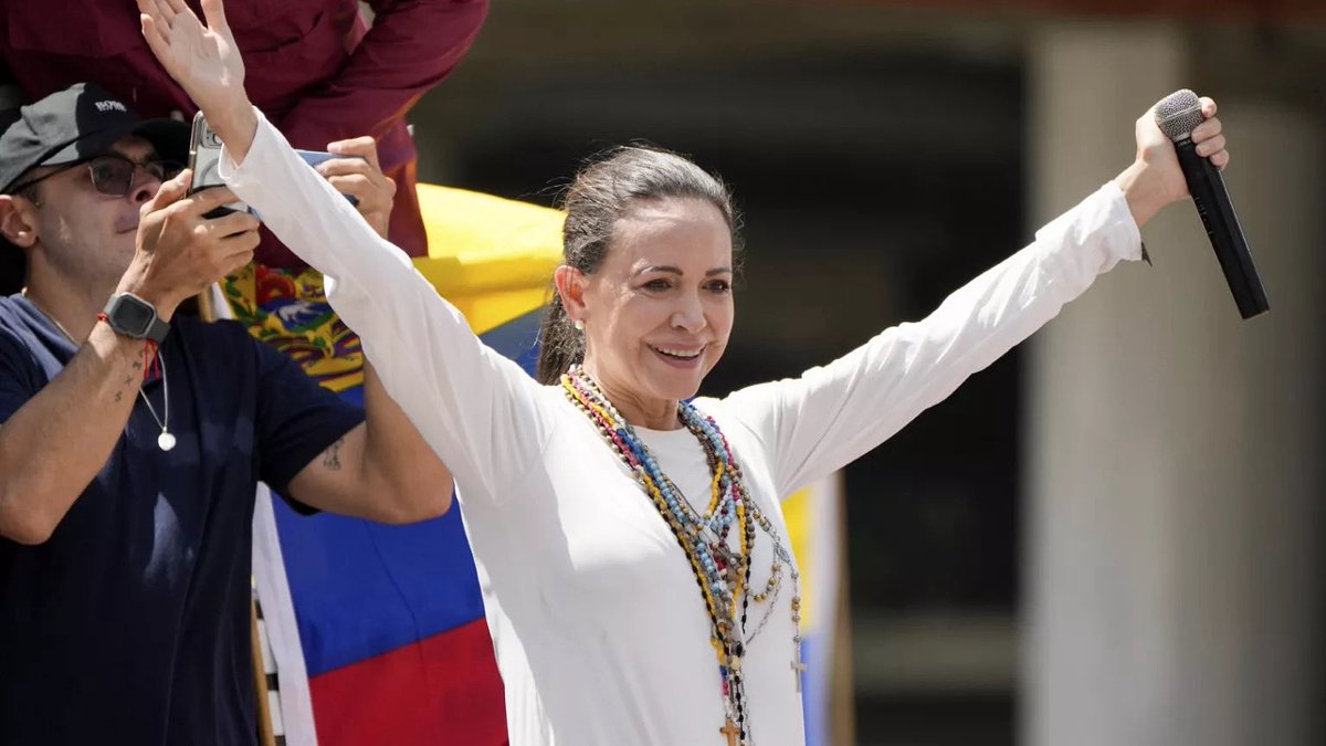 Así nos espera la libertadora <a href="/MariaCorinaYA/">María Corina Machado</a>